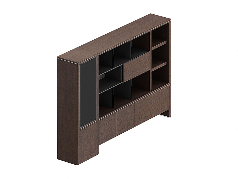 New design Large size wooden with glass door Filing cabinet DG-G30 for General manager room